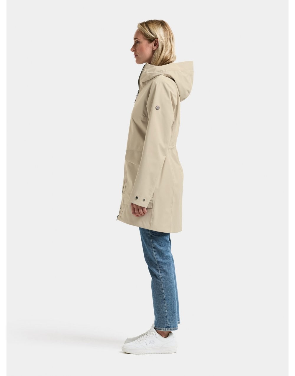 Young Ideas/Henmores - Folka 8 Figure Shaped Waterproof Coat - 569 Clay Beige - 8