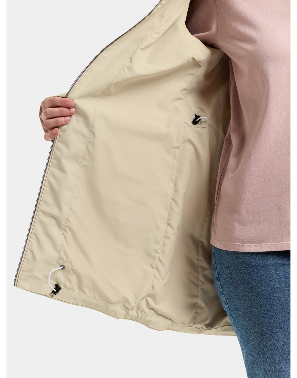 Young Ideas/Henmores - Folka 8 Figure Shaped Waterproof Coat - 569 Clay Beige - 8