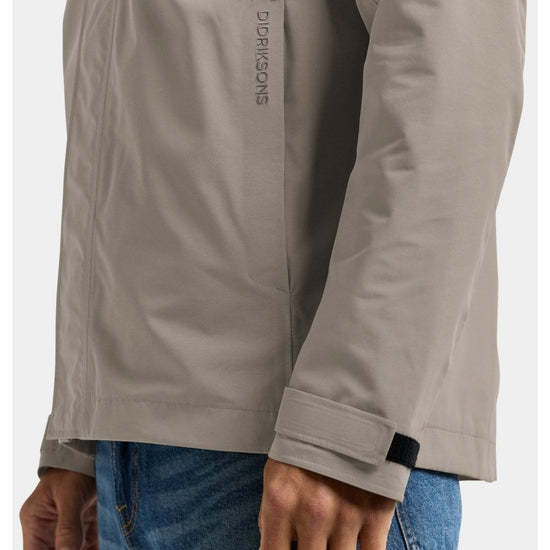 Young Ideas/Henmores - Logan Short Waterproof Jacket With Hood - F04 Ash Brown - M