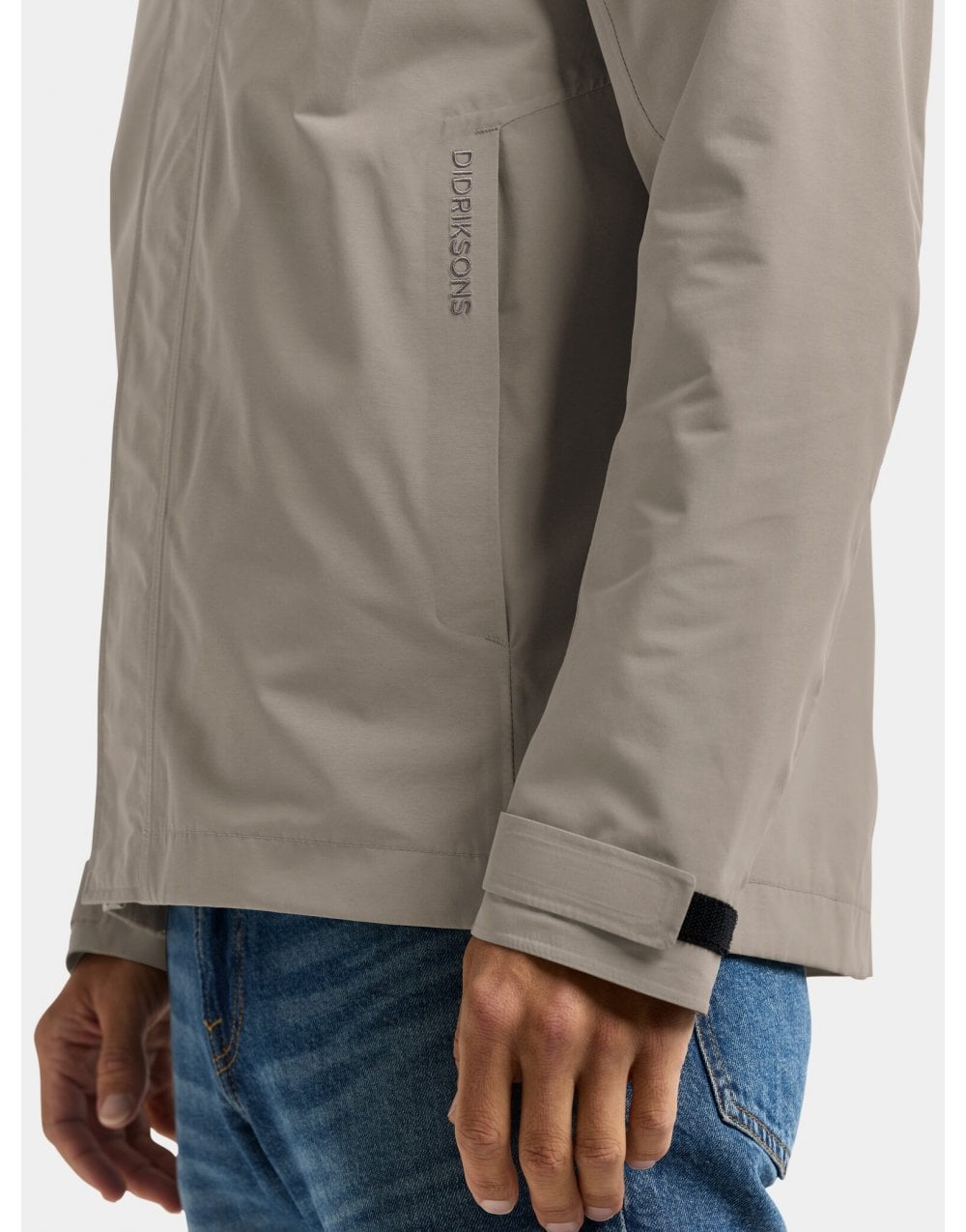 Young Ideas/Henmores - Logan Short Waterproof Jacket With Hood - F04 Ash Brown - M