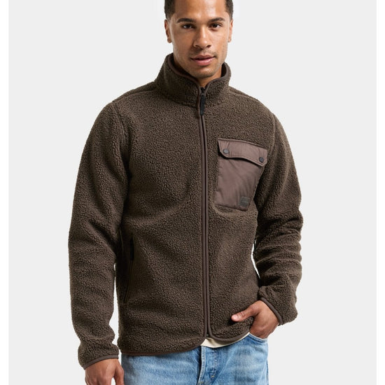 Young Ideas/Henmores - Peter 2 Fullzip Fleece Jacket - F11 Dark Mocha - M