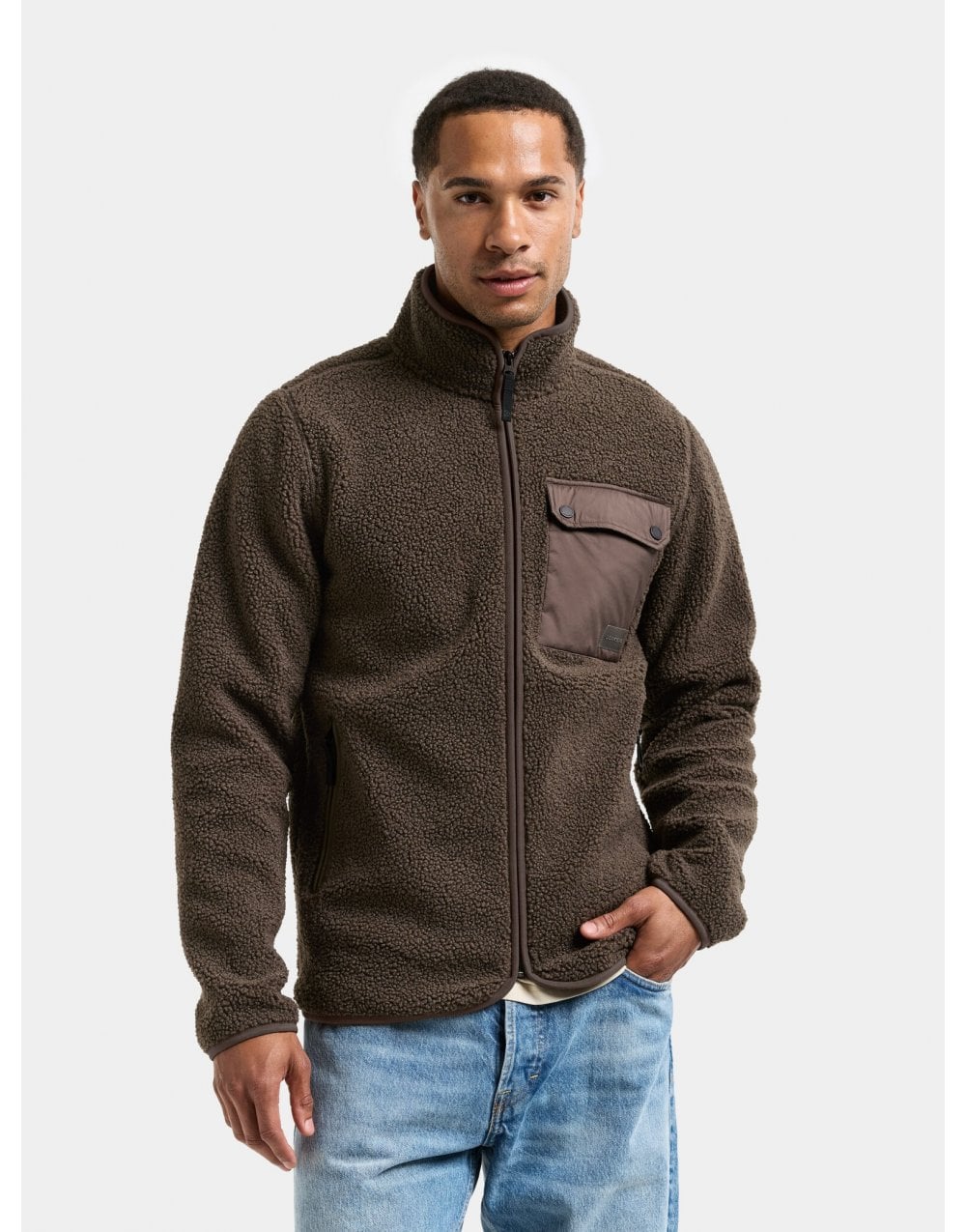 Young Ideas/Henmores - Peter 2 Fullzip Fleece Jacket - F11 Dark Mocha - M