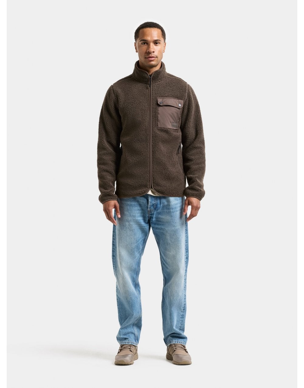 Young Ideas/Henmores - Peter 2 Fullzip Fleece Jacket - F11 Dark Mocha - M