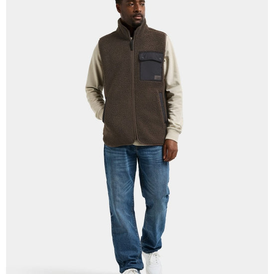 Young Ideas/Henmores - Rasmus Fleece Vest - 569 Clay Beige - M
