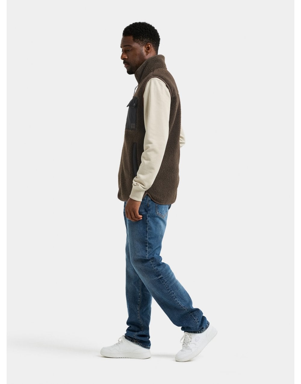 Young Ideas/Henmores - Rasmus Fleece Vest - 569 Clay Beige - M