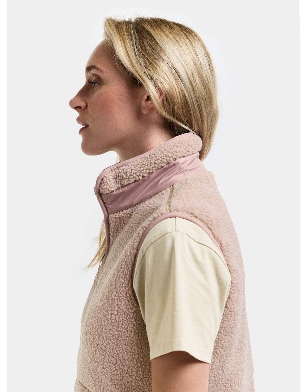 Young Ideas/Henmores - Siv Womens Fleece Vest - 569 Clay Beige - 8
