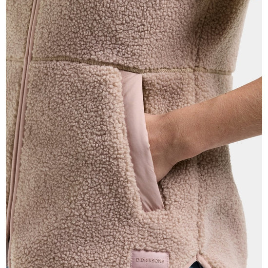 Young Ideas/Henmores - Siv Womens Fleece Vest - 569 Clay Beige - 8