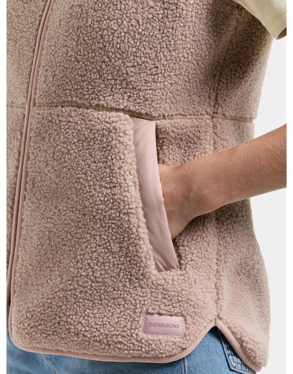 Young Ideas/Henmores - Siv Womens Fleece Vest - 569 Clay Beige - 8