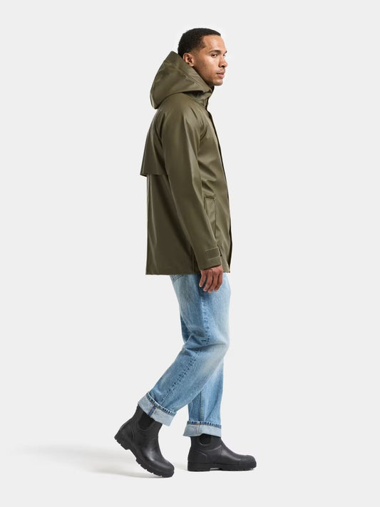 Young Ideas & Henmores -Darwin USX Polyurethane Jacket -384 Fog Green -M