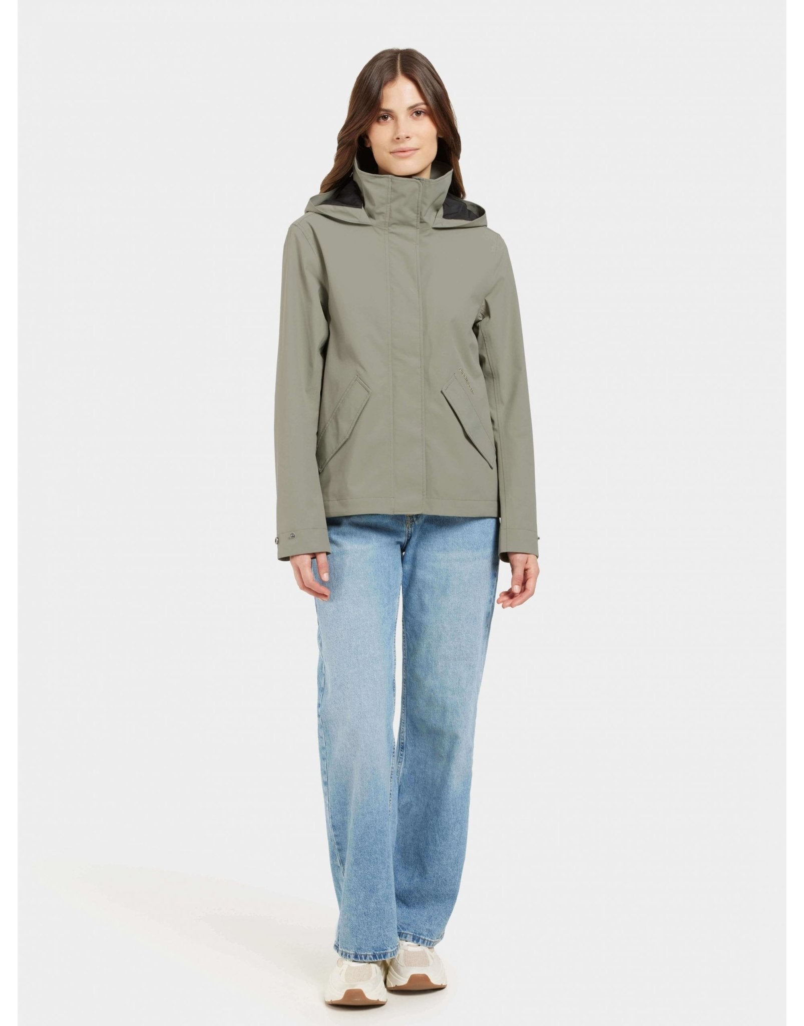 Young Ideas/Henmores - Mabel Short Waterproof Jacket - 383 Mistel Green - 8