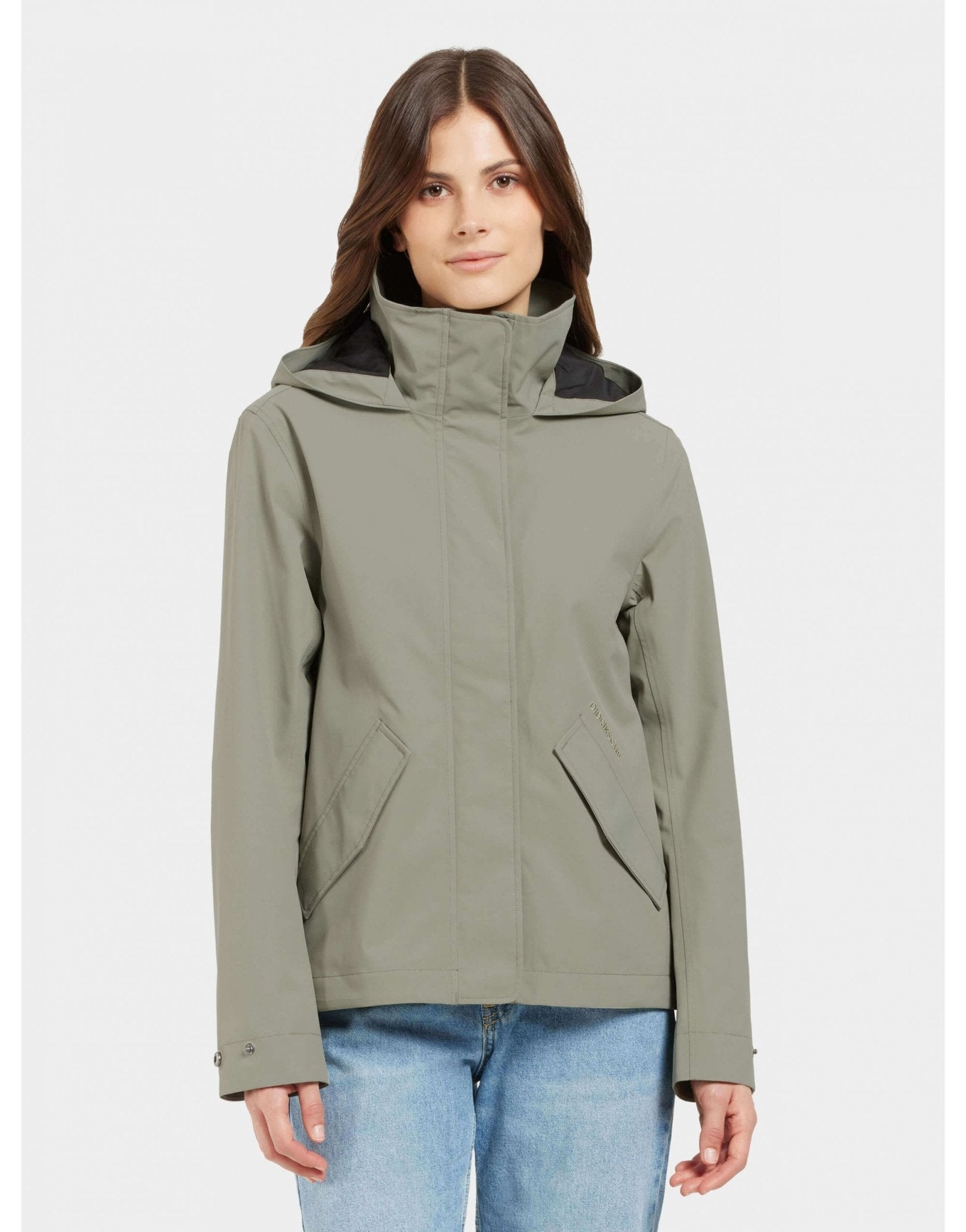 Young Ideas/Henmores - Mabel Short Waterproof Jacket - 383 Mistel Green - 8