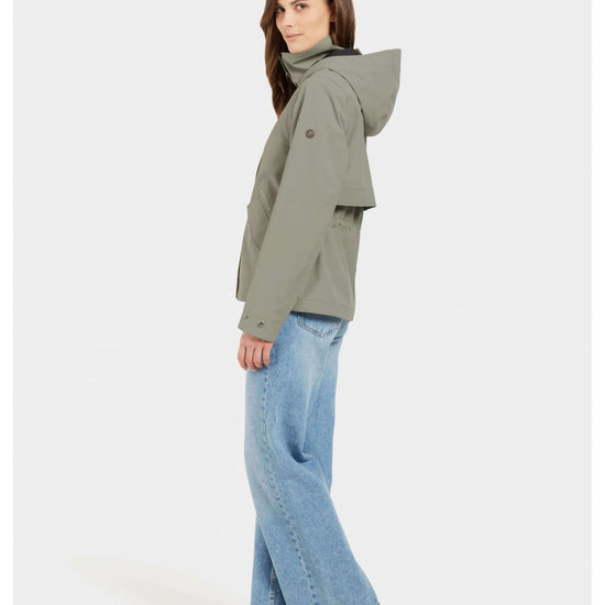Young Ideas/Henmores - Mabel Short Waterproof Jacket - 383 Mistel Green - 8