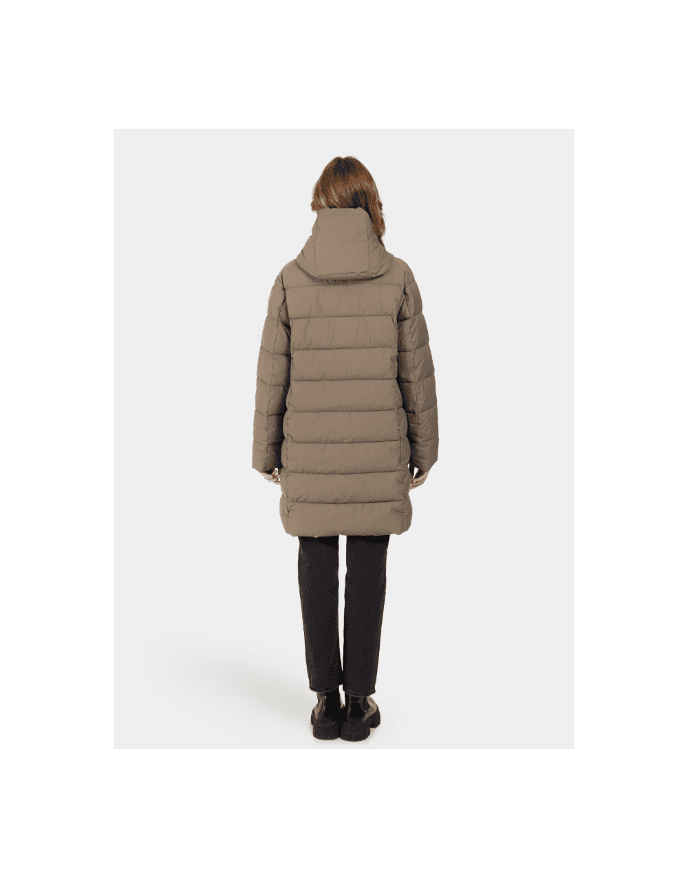 Young Ideas/Henmores - Nella Mid - Length Parka - F08 Walnut - 14