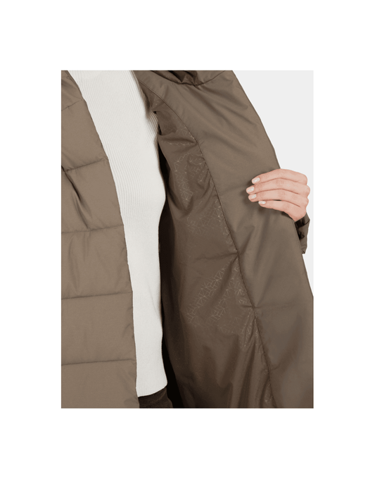 Young Ideas/Henmores - Nella Mid - Length Parka - F08 Walnut - 14