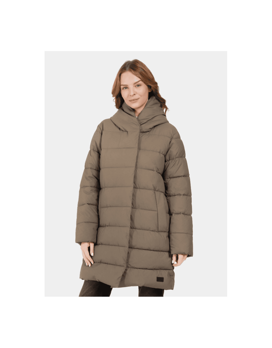 Young Ideas/Henmores - Nella Mid - Length Parka - F08 Walnut - 14