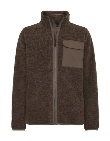 Young Ideas/Henmores - Peter USX Fullzip Fleece Jacket - Brown - M