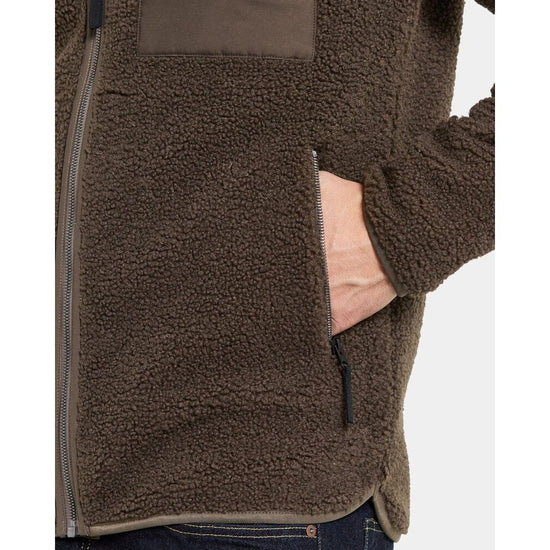 Young Ideas/Henmores - Peter USX Fullzip Fleece Jacket - Brown - M