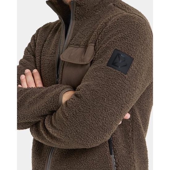 Young Ideas/Henmores - Peter USX Fullzip Fleece Jacket - Brown - M