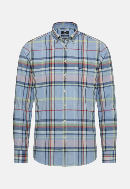 Washed Oxford Check Shirt