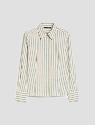 Margaret Poplin Stripe Shirt