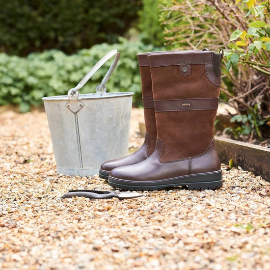 Young Ideas & Henmores -Kildare Leather Boots -Walnut -6