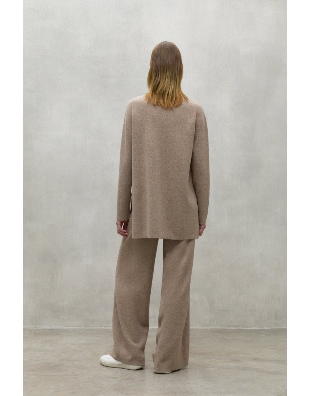 Young Ideas/Henmores - Palnaalf High Neck Relaxed Jumper - 149 Dark Sand Melange - S