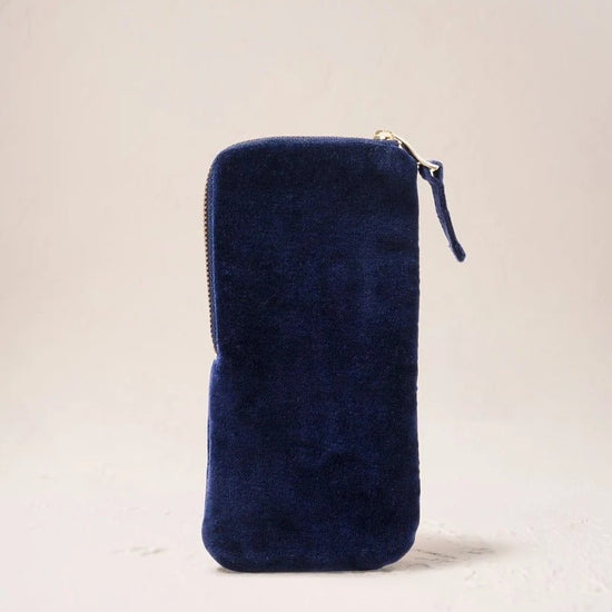Young Ideas & Henmores -Cosmic Charms Navy Velvet Glasses Case -Navy -OS