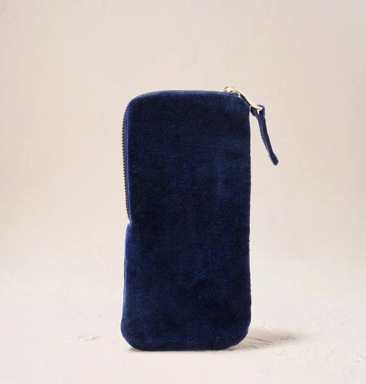 Young Ideas & Henmores -Cosmic Charms Navy Velvet Glasses Case -Navy -OS