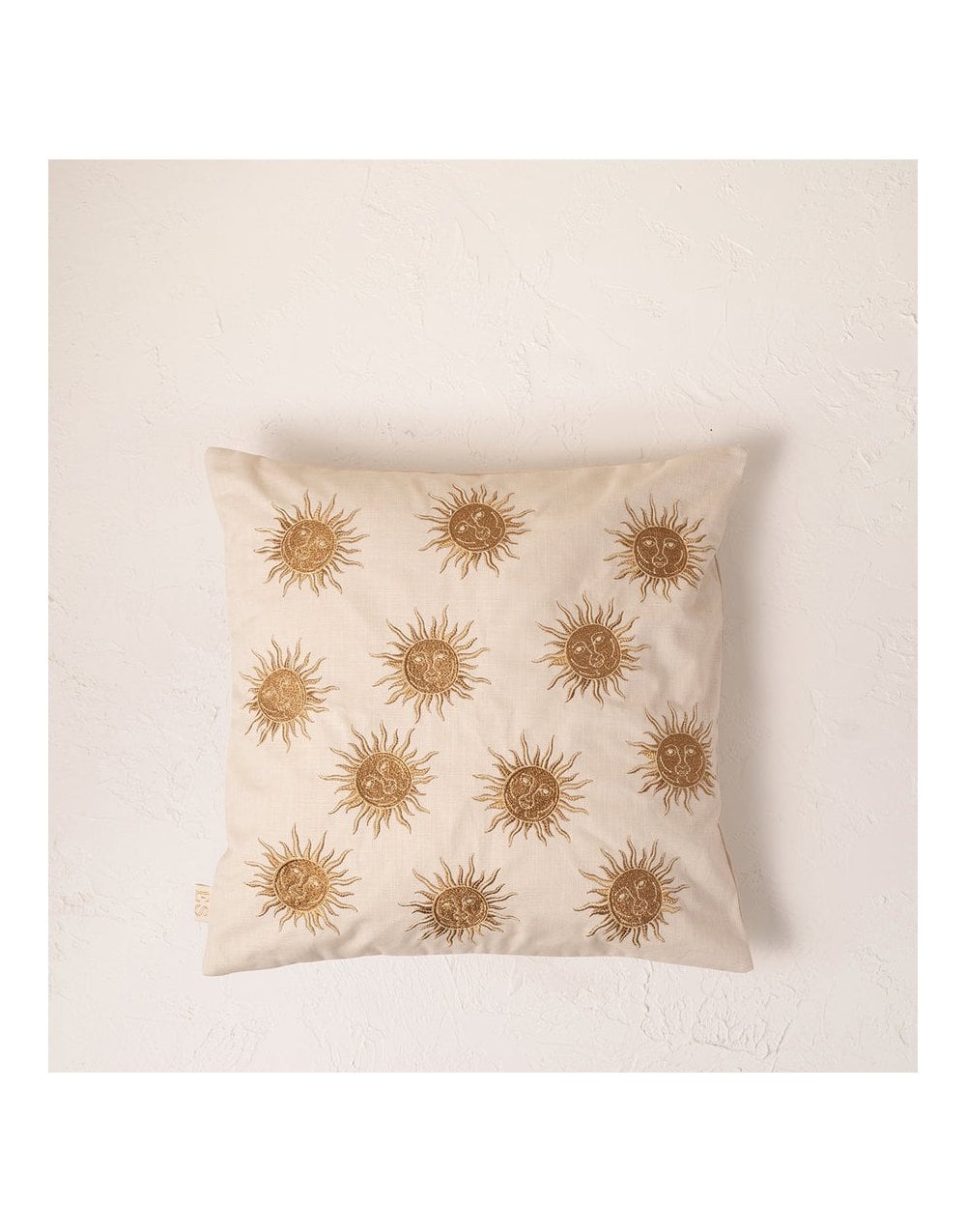 Young Ideas/Henmores - Sun Goddess Cotton Pillow - oat - OS