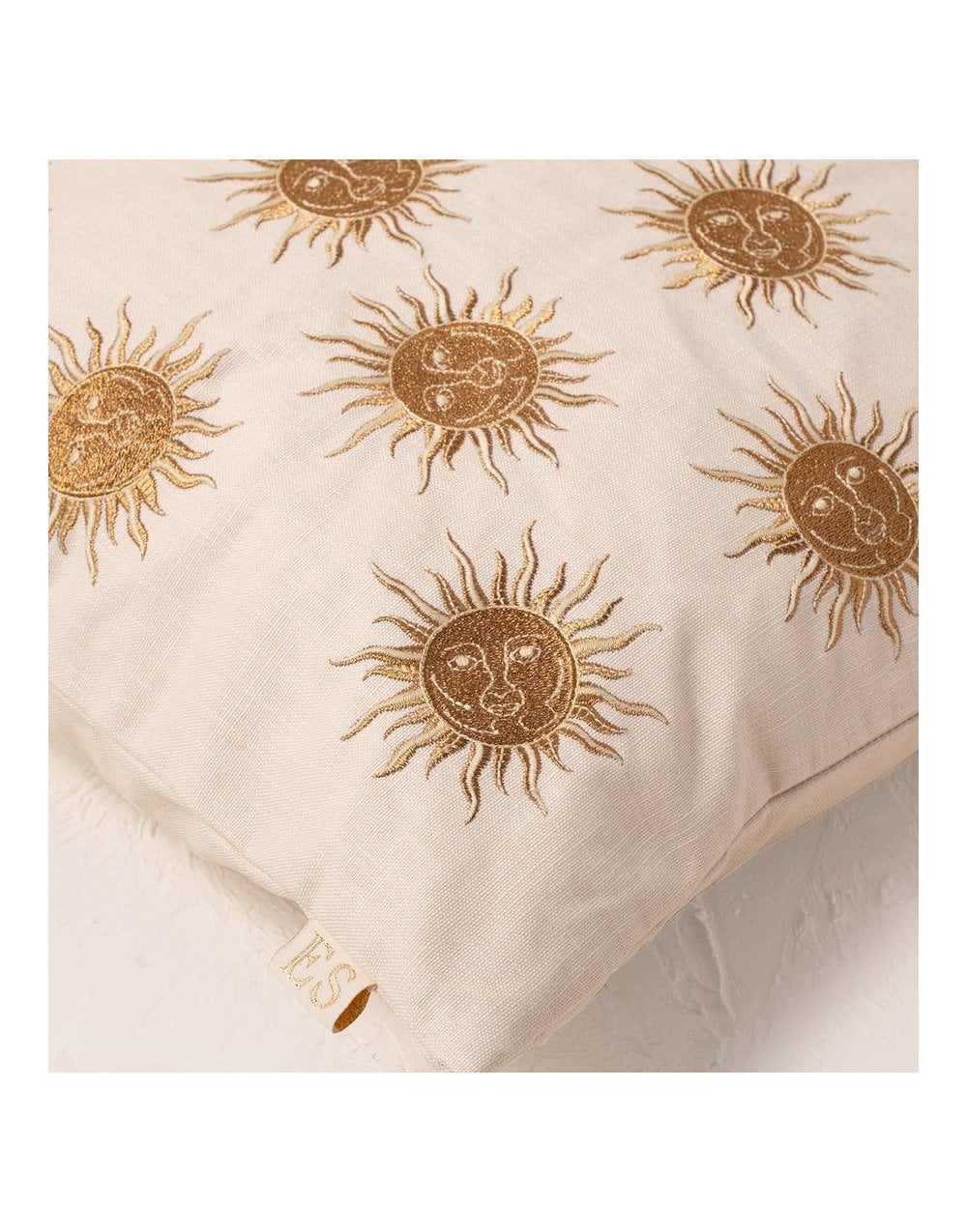 Young Ideas/Henmores - Sun Goddess Cotton Pillow - oat - OS