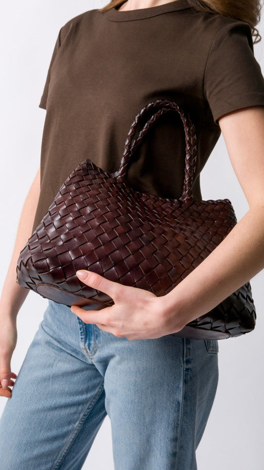 Young Ideas/Henmores - Selina Short Handles Handbag - Espresso - OS