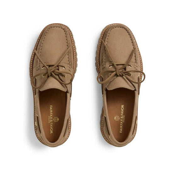 Young Ideas/Henmores - Aldeburgh Deck Shoe - Fawn - 4