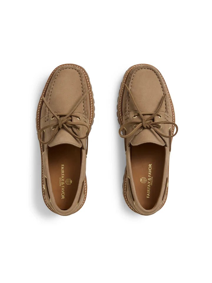 Young Ideas/Henmores - Aldeburgh Deck Shoe - Fawn - 4
