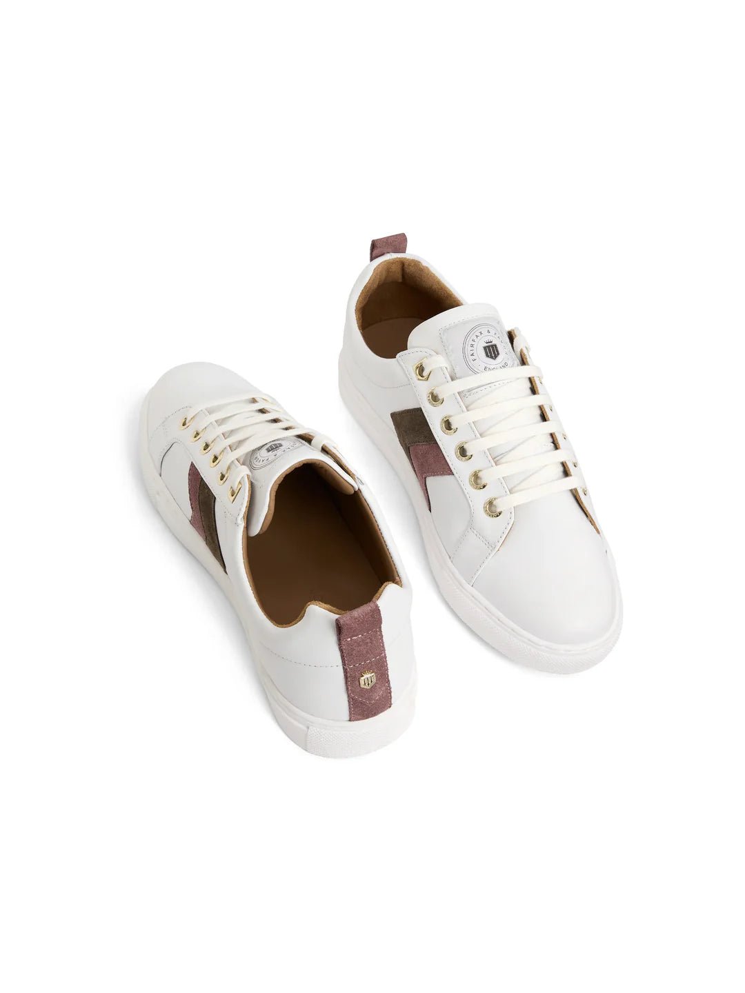 Young Ideas & Henmores - Alexandra Leather Trainer - Neutral Tri - Colour - 4