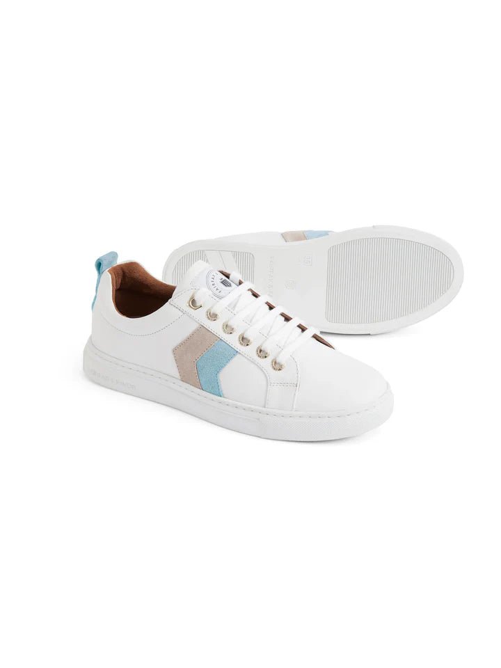Young Ideas & Henmores - Alexandra Leather Trainer - Neutral Tri - Colour - 4