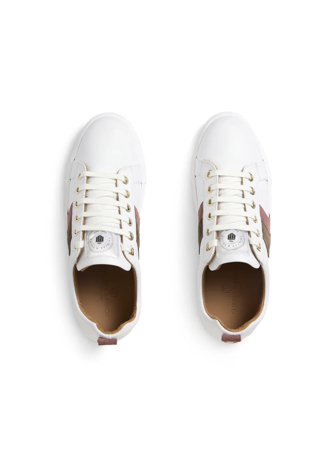 Young Ideas & Henmores - Alexandra Leather Trainer - Neutral Tri - Colour - 4