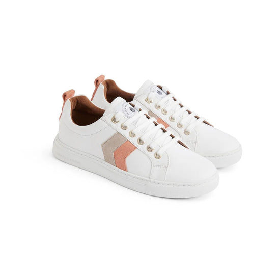 Young Ideas & Henmores - Alexandra Leather Trainer - Neutral Tri - Colour - 4