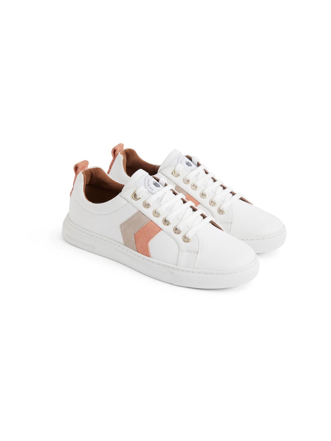 Young Ideas & Henmores - Alexandra Leather Trainer - Neutral Tri - Colour - 4