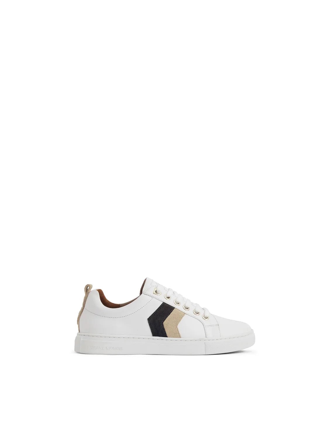 Young Ideas & Henmores - Alexandra Leather Trainer - Neutral Tri - Colour - 4