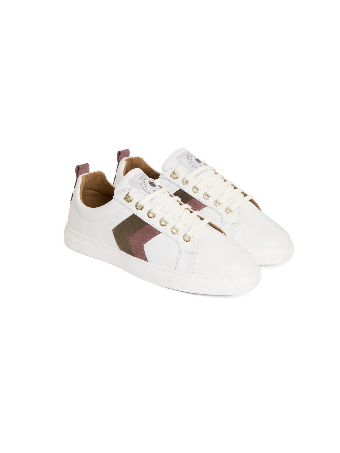 Young Ideas & Henmores - Alexandra Leather Trainer - Sky Blue/Stone - 4
