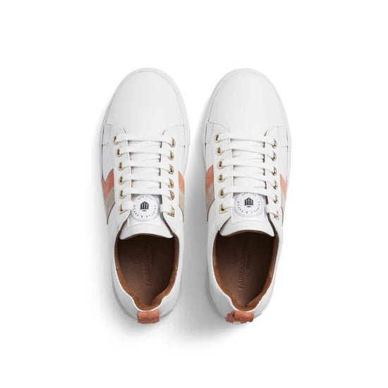 Young Ideas & Henmores - Alexandra Leather Trainer - Neutral Tri - Colour - 4