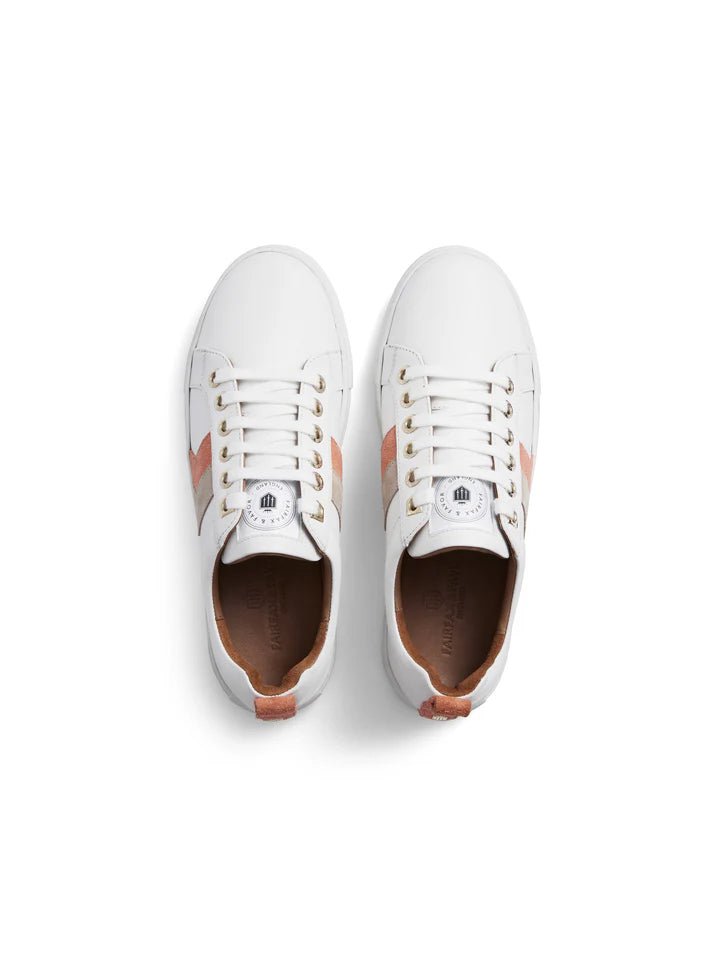 Young Ideas & Henmores - Alexandra Leather Trainer - Neutral Tri - Colour - 4