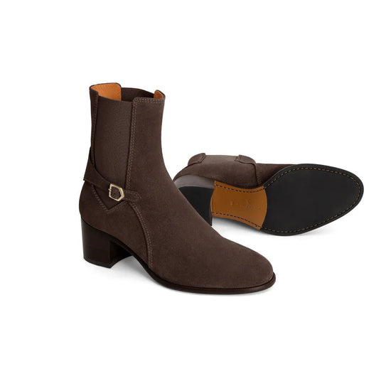 Young Ideas & Henmores - Ambleside Ankle Boot - Chocolate Suede - 4