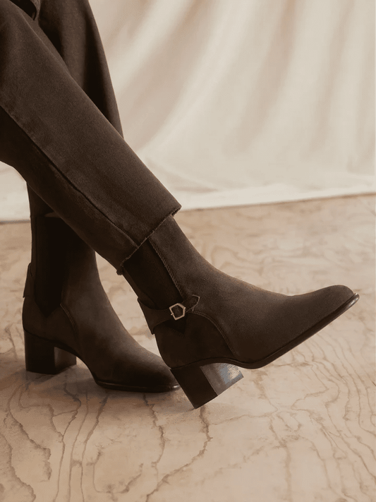 Young Ideas/Henmores - Ambleside Ankle Boot - Chocolate Suede - 4