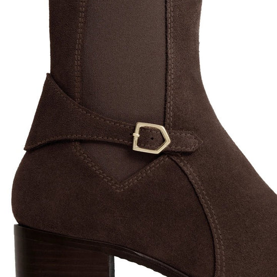 Young Ideas/Henmores - Ambleside Ankle Boot - Chocolate Suede - 4