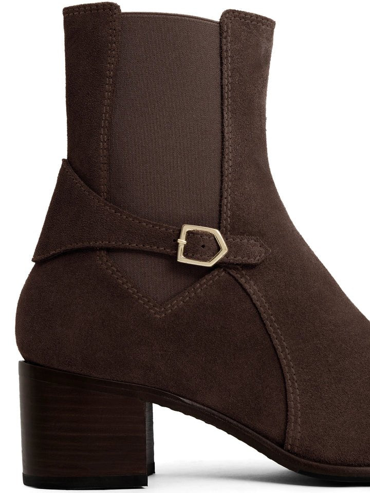 Young Ideas/Henmores - Ambleside Ankle Boot - Chocolate Suede - 4