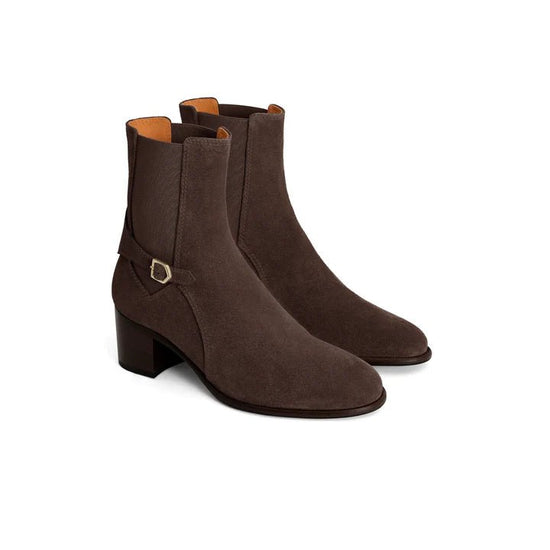 Young Ideas/Henmores - Ambleside Ankle Boot - Chocolate Suede - 4