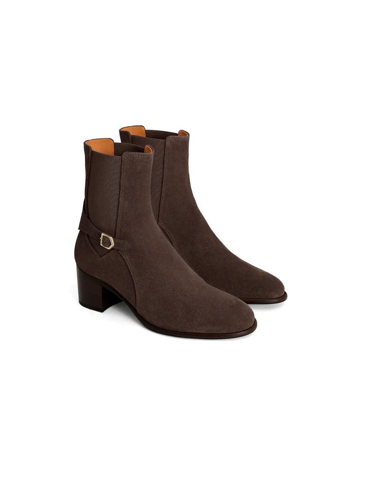 Young Ideas/Henmores - Ambleside Ankle Boot - Chocolate Suede - 4