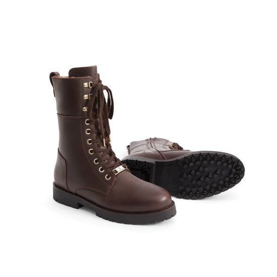 Young Ideas & Henmores - Anglesey Shearling Lined Ankle Boot - Black Suede - 4