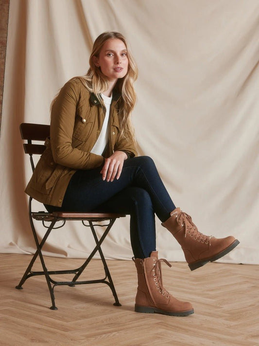 Young Ideas/Henmores - Anglesey Shearling Lined Ankle Boot - Mahogany Leather - 4